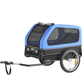 Dog Bike Trailer, Supports up to 88 lbs, Pet Cart Bicycle Carrier for Small & Large Dogs, Easy Folding Frame with Quick Release Wheel